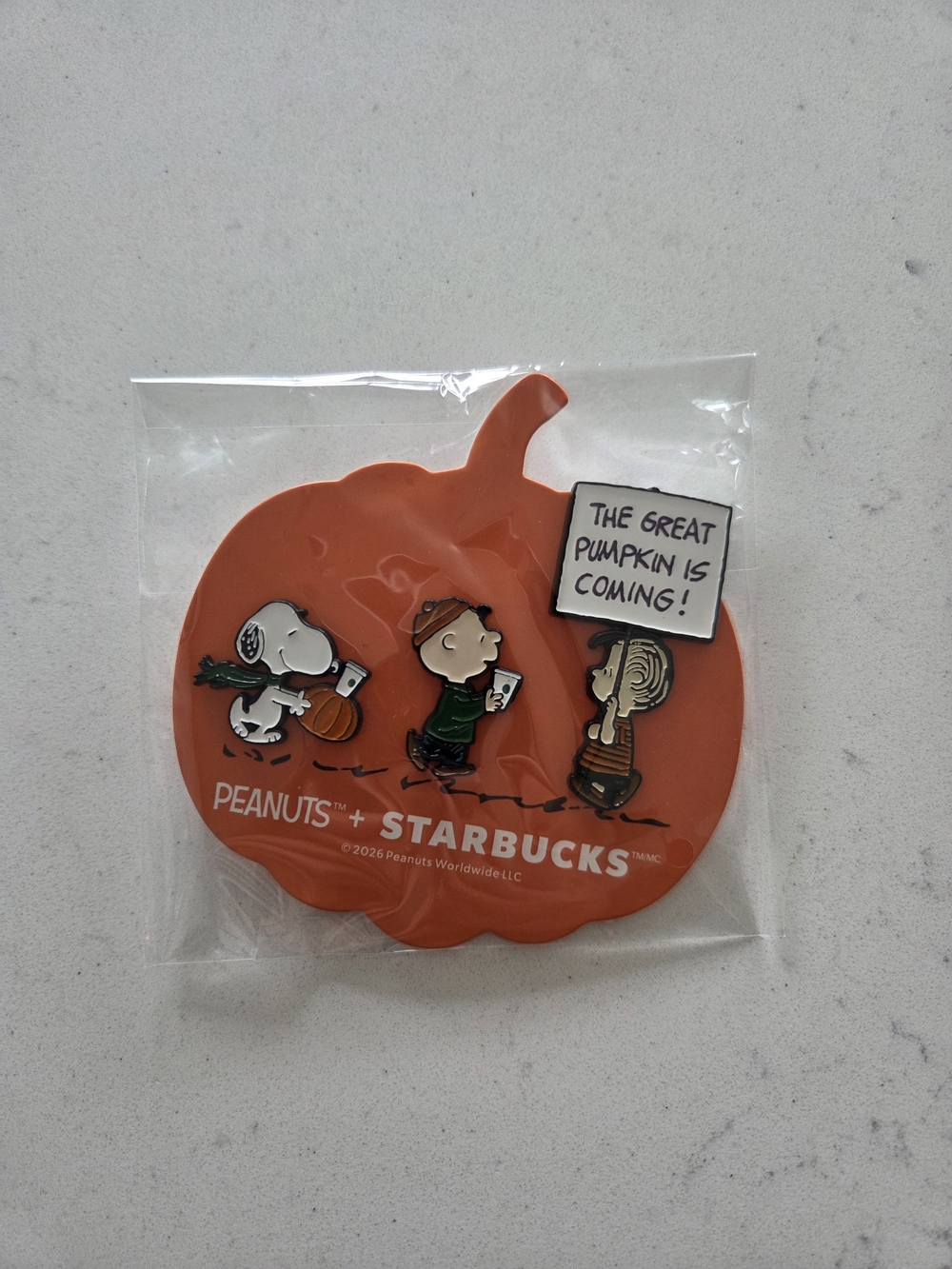 Starbucks x Peanuts Enamel Pin Set